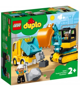 LEGO DUPLO 10931 TRUCK & GRAAFMACHINE MET RUPSBANDEN