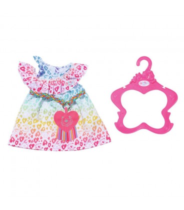 BABY BORN RAINBOW DRESS 43 CM