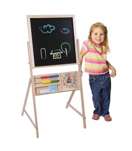 SCHOOLBORD HOUT 2 IN 1