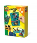 SES IK LEER SCRATCH ART DIEREN