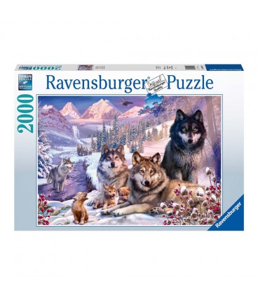 PUZZEL WOLVEN IN DE SNEEUW 2000 STUKJES