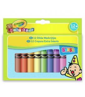 Dikke wasco`s Bumba Crayola: 12 stuks (81-8327-G)