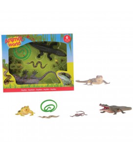 REPTIELEN ANIMAL WORLD 6 ASSORTI