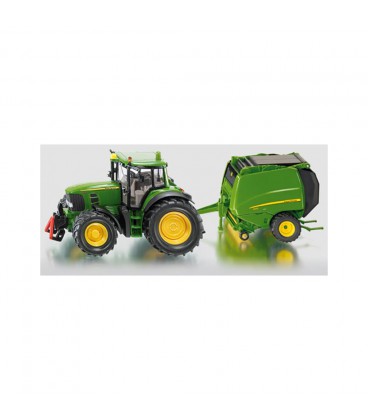 TRACTOR SIKU JOHN DEERE MET BALENPERS