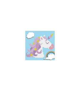 Unicorn In Frame Diamond Dotz: 12x12 cm