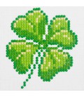 Four Leaf Clover Diamond Dotz: 10x10 cm