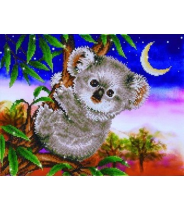 Koala Snack Diamond Dotz: 48x37 cm