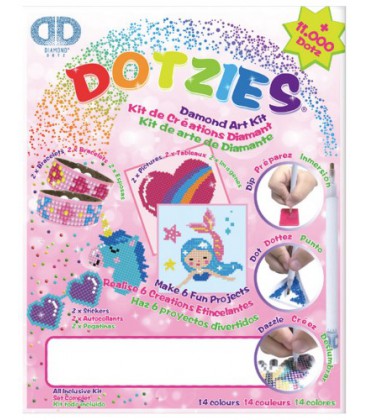 HOBBYDOOS DOTZIES DIAMOND ART ROZE / deelnemer beste speelgoed v NL 2020