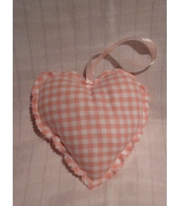 Roze ruit Hart groot