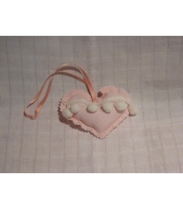 Roze stippen Hartje klein