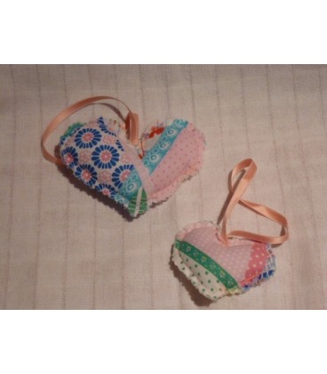 Roze bloemen Hartje middel