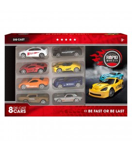 AUTO DIECAST SET 8 IN DOOS