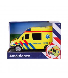 AMBULANCE AUTO MET LICHT EN GELUID