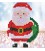 kerst diamond painting Santa Claus Sack Picture Diamond Dotz: 13x13 cm (DD2.029)