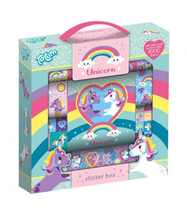 TOTUM UNICORN STICKERBOX 1000 STICKERS