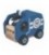 Houten politie auto