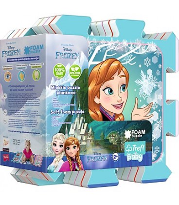 puzzel Frozen vloer foam 8 stukjes