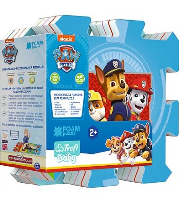 Vloerpuzzel Paw Patrol foam 8 stukjes