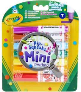 Mini afwasbare stiften crayola  7 stuks