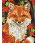 Diamond painting vos  / foxy diamond dotz 43 x 53 cm