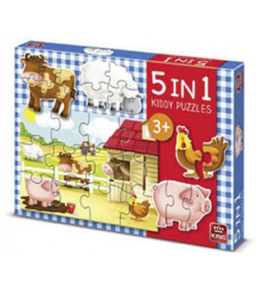 PUZZEL DE BOERDERIJ 5-IN-1