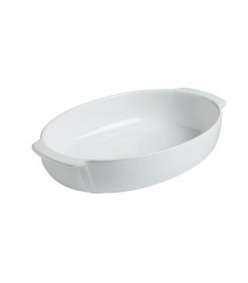 Pyrex ovale braadslede keramiek ovenschaal 28x20cm