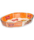 Ovenschaal glas ovaal 3,2L 35x24x6,5cm