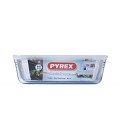 Pyrex schaal met deksel 25x20cm cool