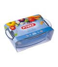 Pyrex Rechthoekige schaal met deksel 4,3+2,2L 32 x 21 x 9 cm