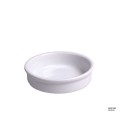 Ovenschaal rond 12x3cm wit