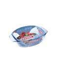 Pyrex ovale braadslede glas met greep 35 x 24 cm 2,8L