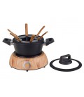 Fondueset hout 6 personen 1400 watt 1,5 liter