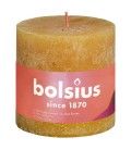 Bolsius Rustiek stompkaars Shine collection 100/100 Honeycomb Yellow