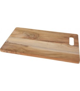 Snijplank teak met handvat 40x25x1,5cm