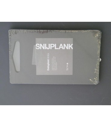 Snijplank kunststof Duoplast Anita zwart 25x15cm