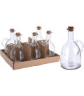 Olie/azijn fles glas 500ml  (per stuk geleverd)