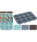 Muffinvorm silicone 3 assorti kleur