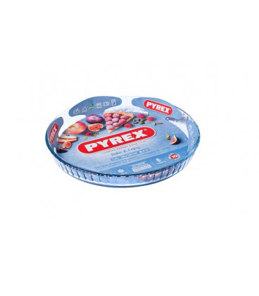 Pyrex ovenschaal rond rechte rand 25cm