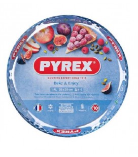 Pyrex taartvorm glas 1,4L 28x28 cm 4-6 personen