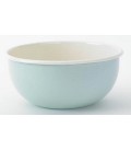 Hollandsch Pastel Emaille Mengkom 22 cm blauw