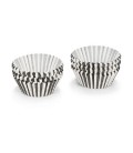 Patisse Cupcake vormpjes papier Zwart-wit gestreept 200 stuks 5cm