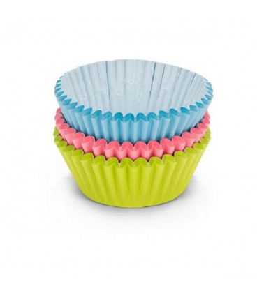 Patisse papier cakevormpjes 90 stuks 5cm 3 kleuren cupcakes