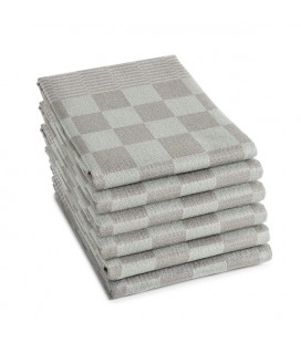 DDDDD Theedoek BBQ taupe 65x65cm per stuk