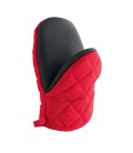 Ovenhandschoen met neoprene grip 24x14cm rood