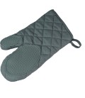 Ovenhandschoen met silicone grip 30x18cm grijs