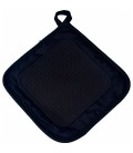 Pannenlap met silicone grip 19x19cm zwart