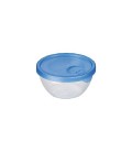 voorraaddoos 500ml transparant blauw dia 13cm h 6.5cm