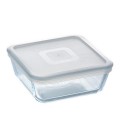 Pyrex Vierkante schaal met deksel 0,85L 15x15cm