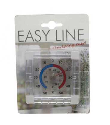 Thermometer raam bevestiging -50 tot +50  (binnen/ buiten)