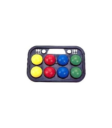 ALERT OUTDOOR JEU DE BOULES SET KUNSTSTOF 8 BALLEN